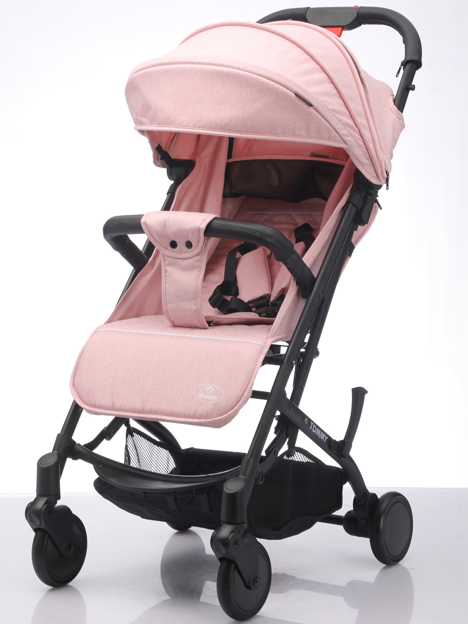 Коляска прогулочная TOMMY Trip розовый - фото 3