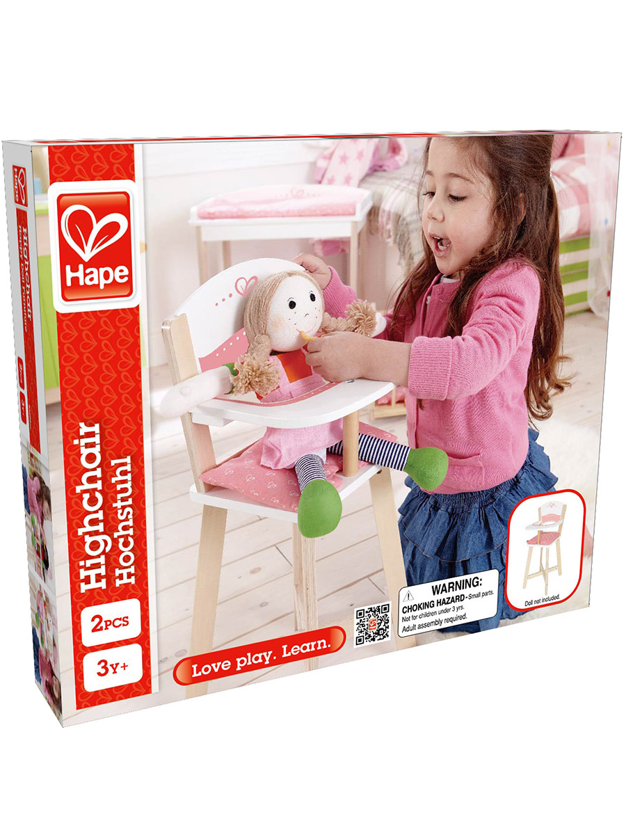 Аксессуар для кукол Hape стульчик для кормления E3600_HP - фото 9