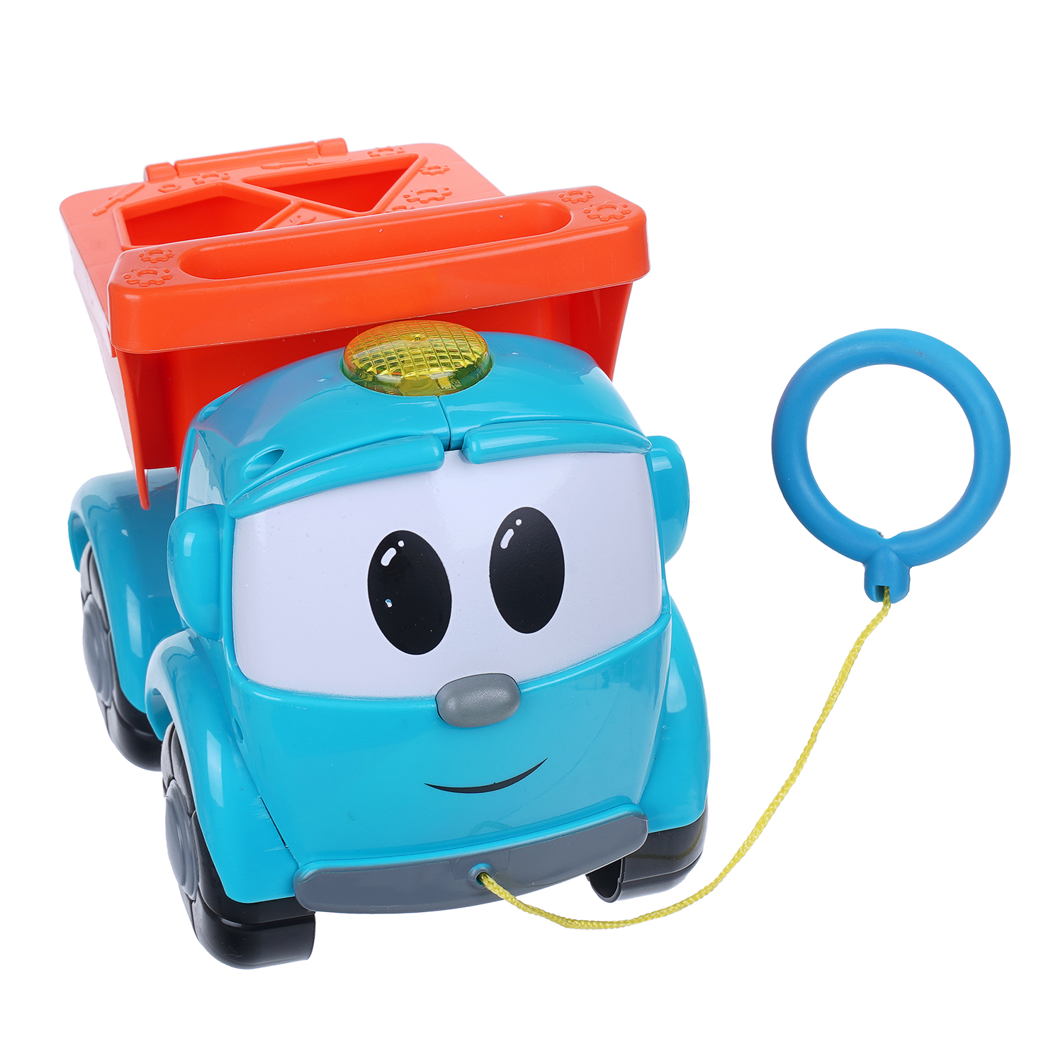 Каталка УМка Грузовичок Лёва голубой - фото 2