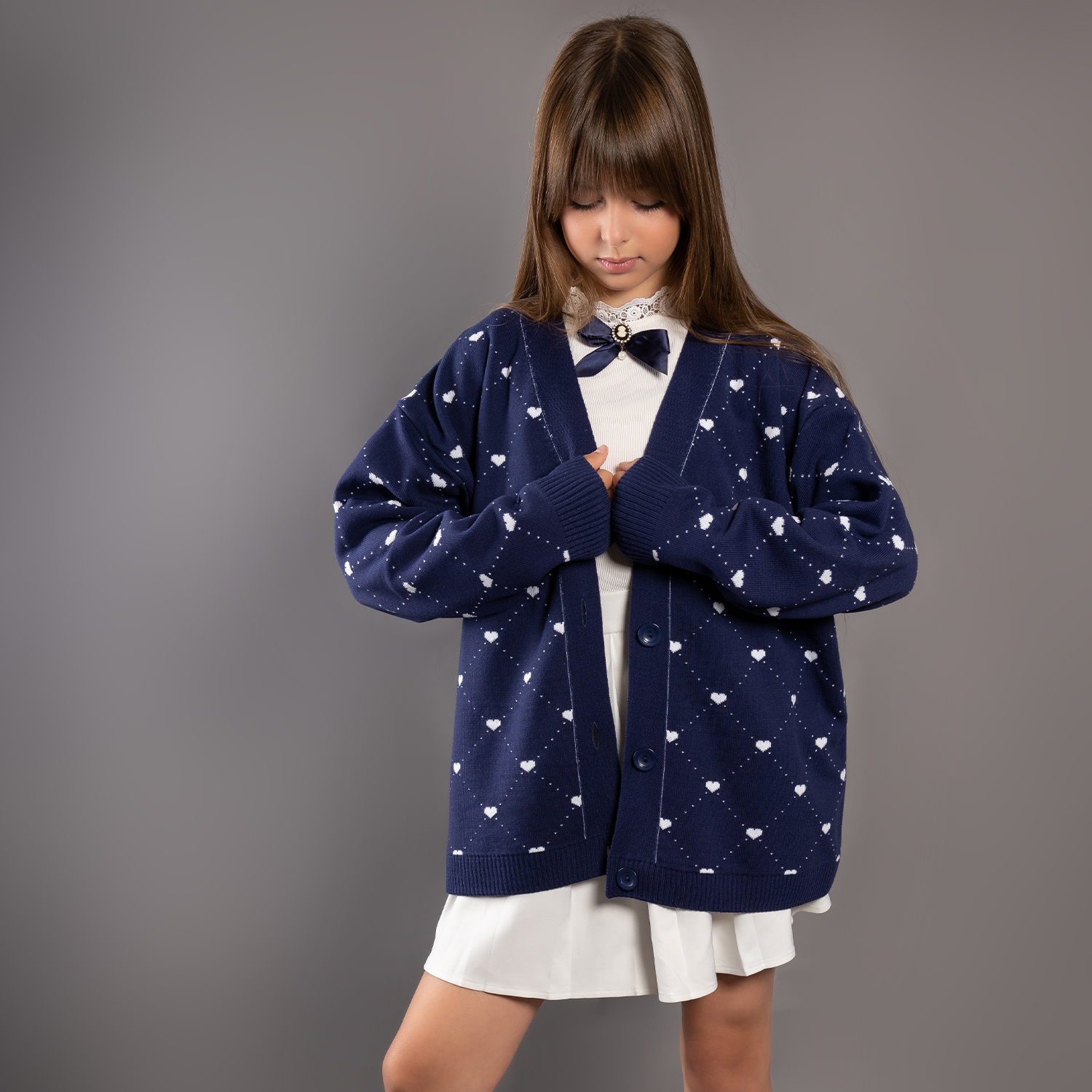 Кардиган LEO 4048С_темно-синий - фото 23