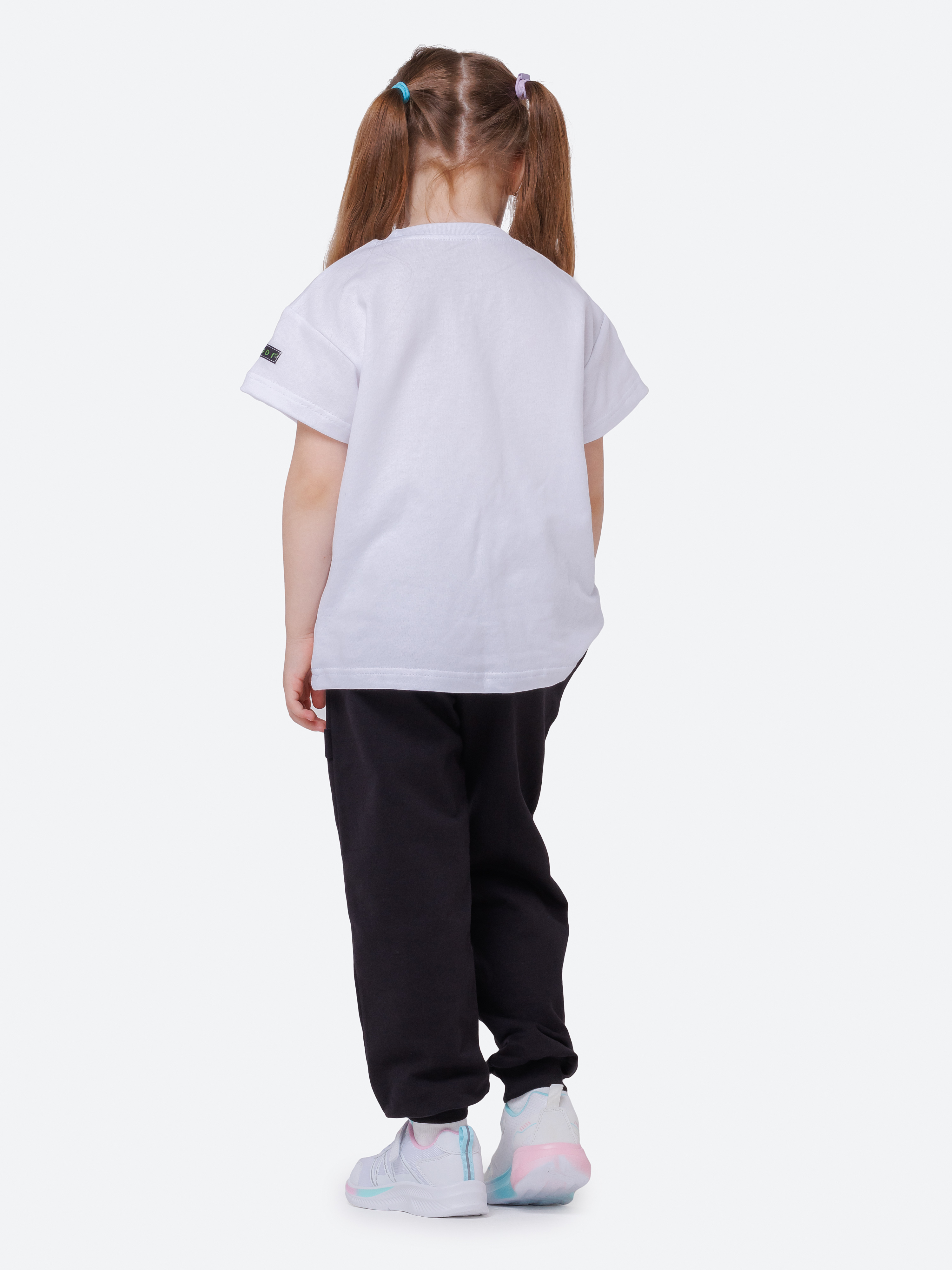 Спортивный костюм VEDDI 2080/6041фп-2024-белый/чёрный - фото 12