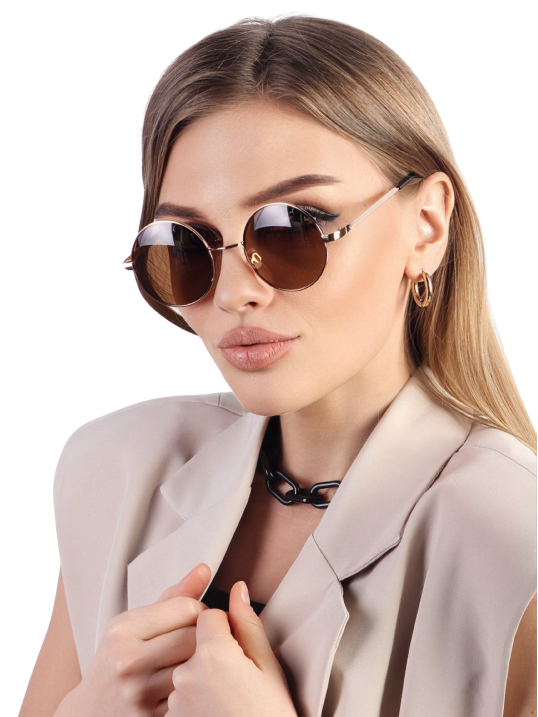 Очки солнцезащитные Pretty Mania RDT023-RGBR - фото 2