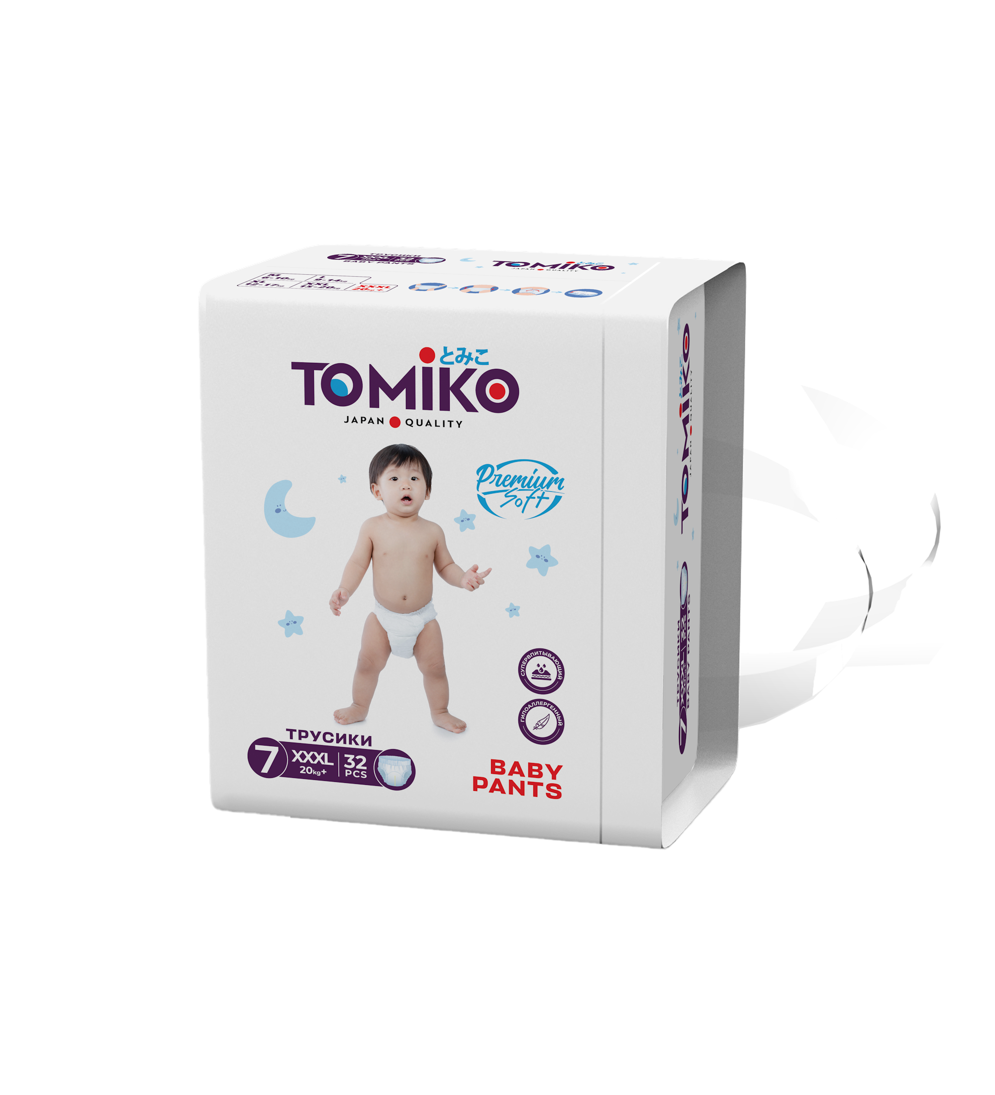 Трусики Tomiko XXXL (20+ кг) 32 шт. - фото 2