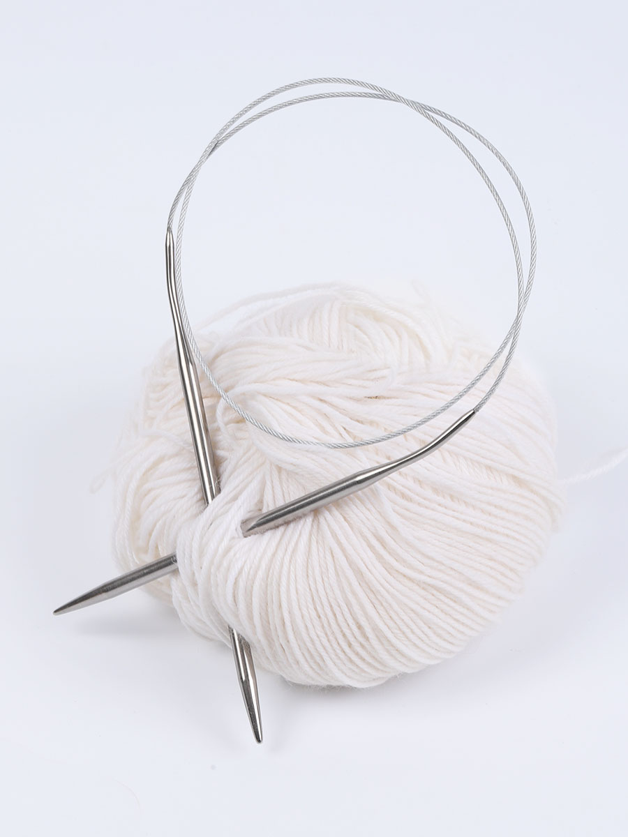 Спицы вязальные круговые Maxwell металл 5,0 мм 80 см - фото 4