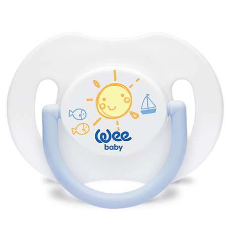 Пустышка WeeBaby ортодонтическая от 0 мес.