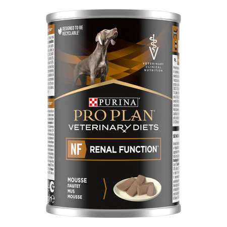 Корм для собак Purina Pro Plan Veterinary diets NF при патологии почек консервированный 400г