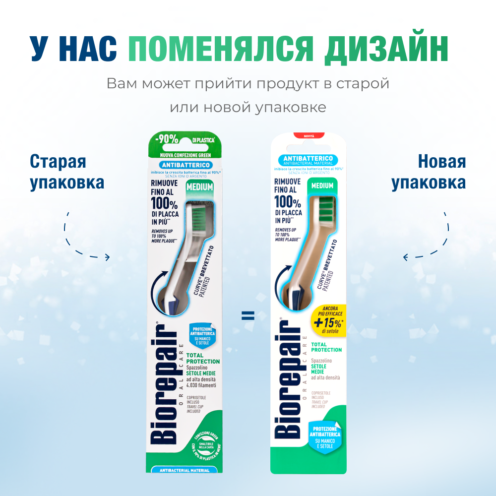 Зубная щетка классическая Biorepair 1 шт. - фото 12