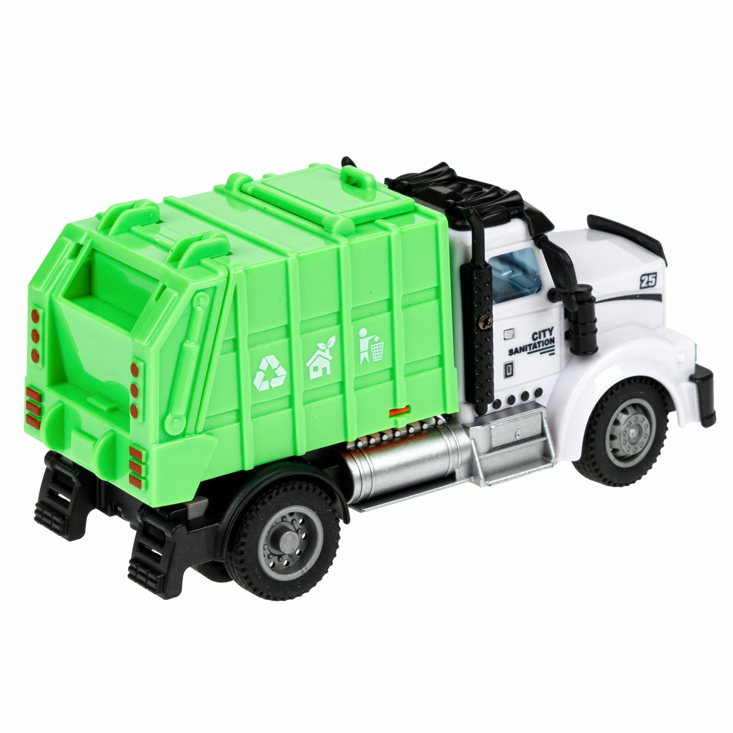 Мусоровоз РУ №1TOY 1:64 - фото 6