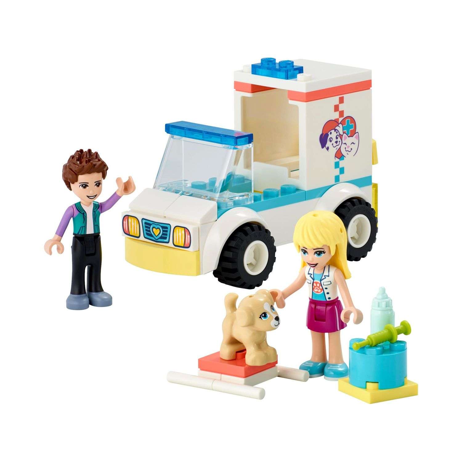 Конструктор LEGO Friends Скорая ветеринарная помощь блочный - фото 2