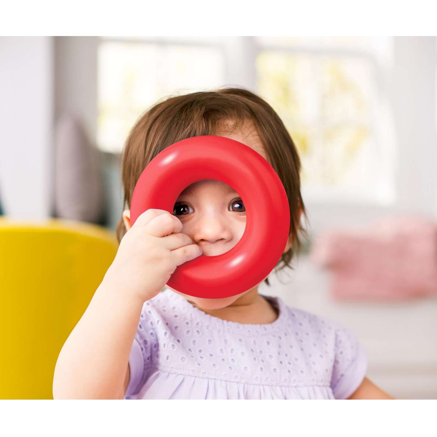Игрушка Fisher Price пирамидка Складывай и толкай - фото 8