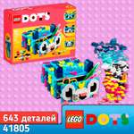 Конструктор LEGO DOTS Креативный ящик Животные блочный