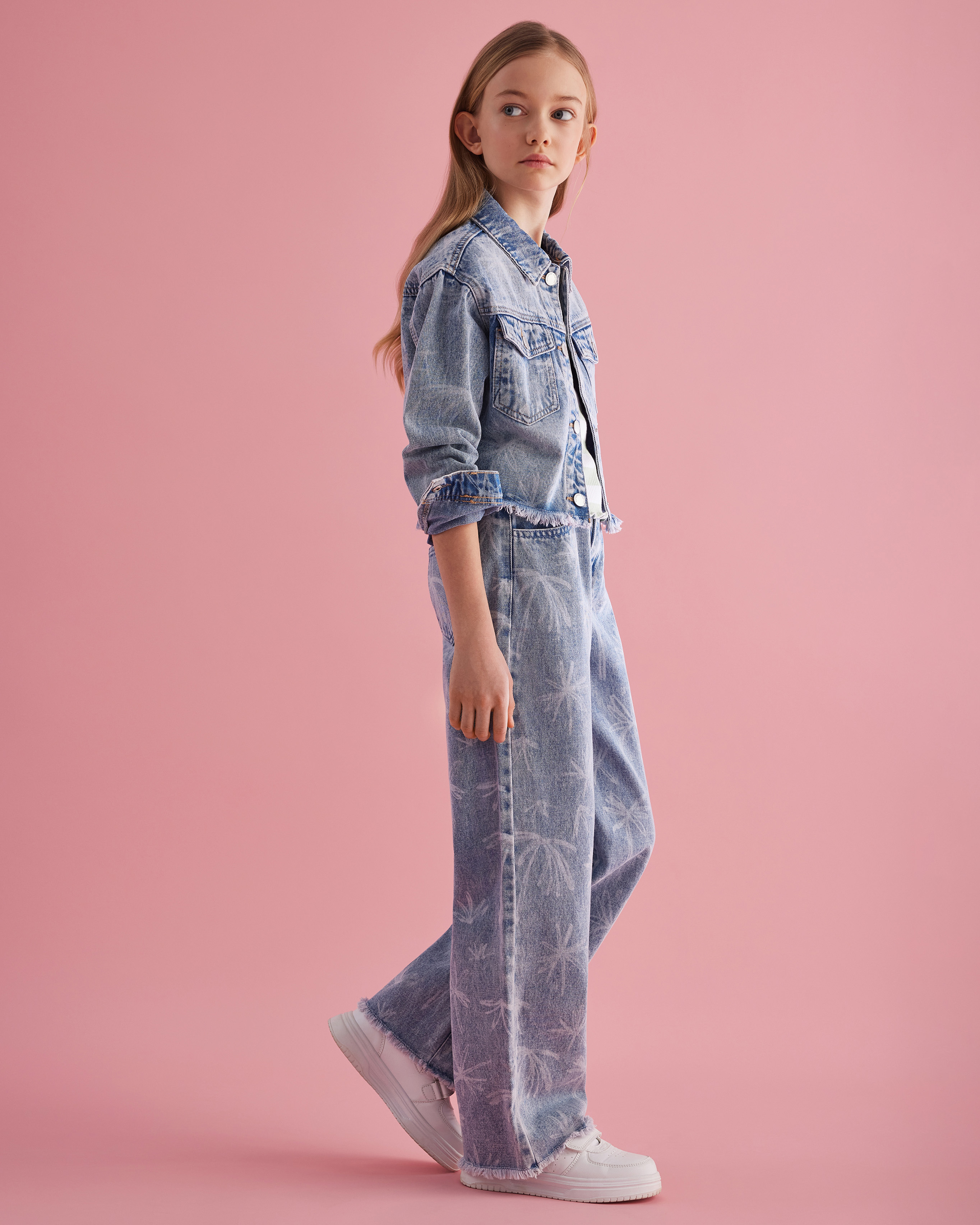 Джинсовая куртка Futurino Fashion S25FF-2GD35tg-55 - фото 9