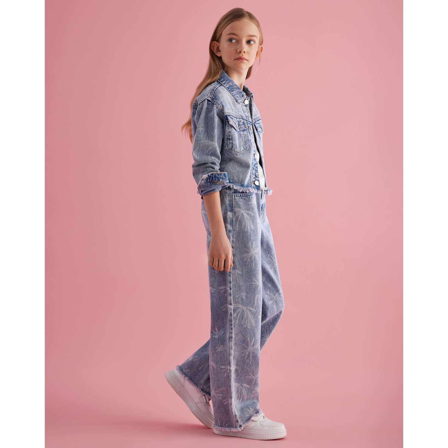 Джинсовая куртка Futurino Fashion S25FF-2GD35tg-55 - фото 9