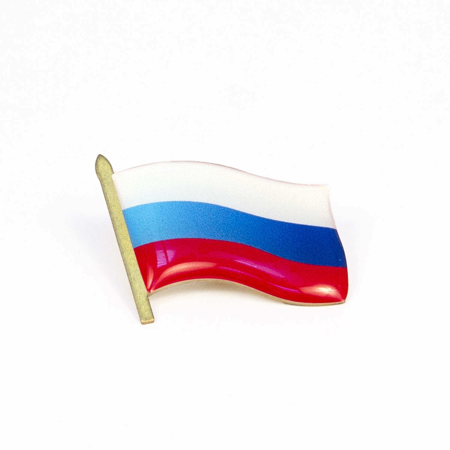 Значок заливка смолой Символик Флаг Российской Федерации - фото 1
