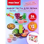 Тесто для лепки max bax 56 предметов 12 цв.