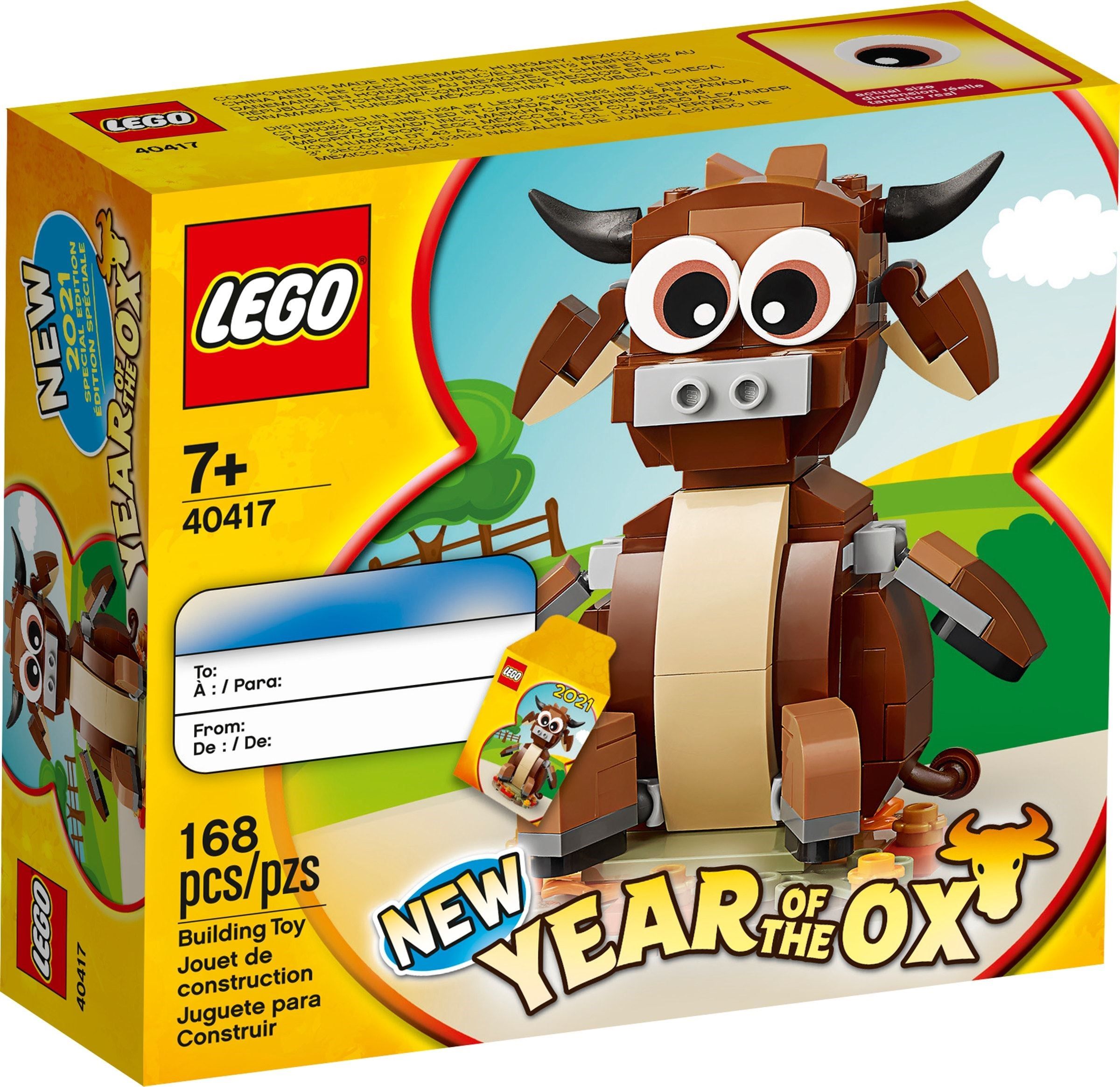 Конструктор LEGO year of the Ox 168 дет. - фото 1