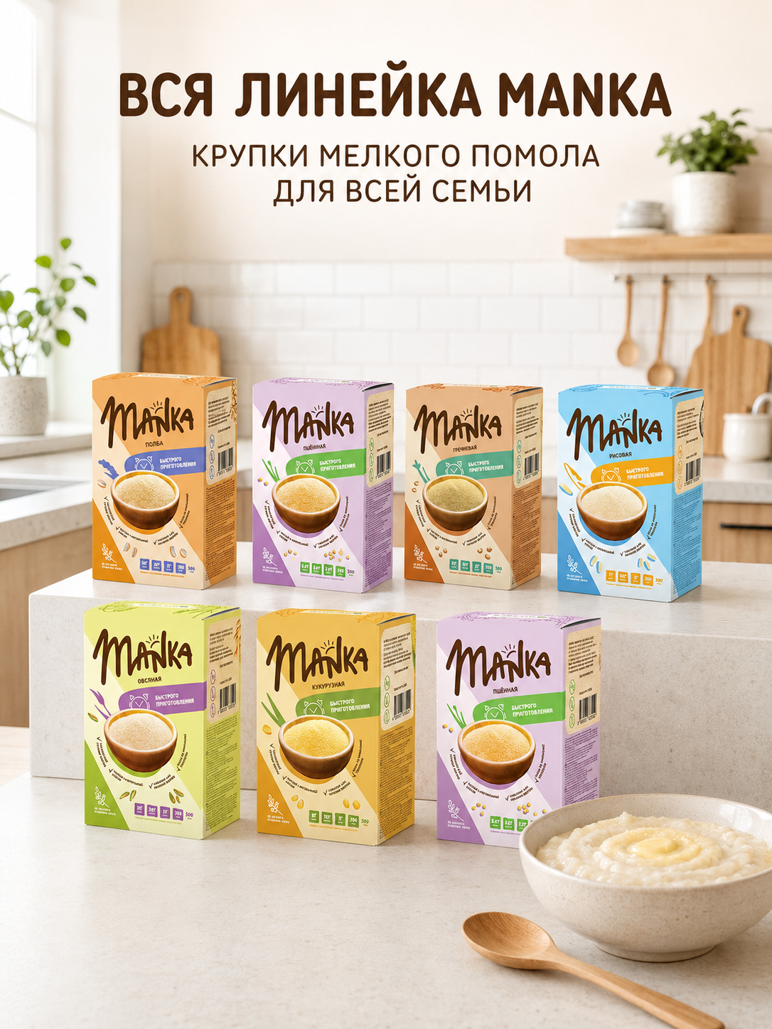 Каша Оргтиум пшённая MANKA 500г - фото 7