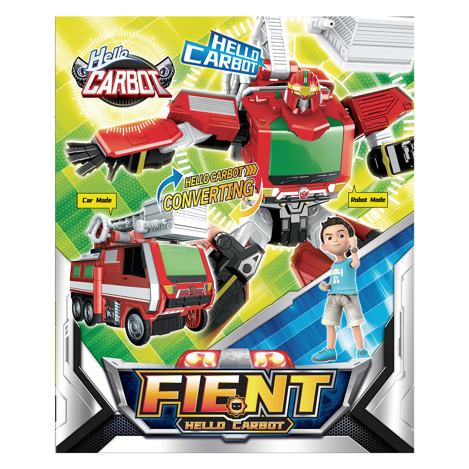 Игровой набор Hello Carbot Трансформер Fient 24 см S7 - фото 14