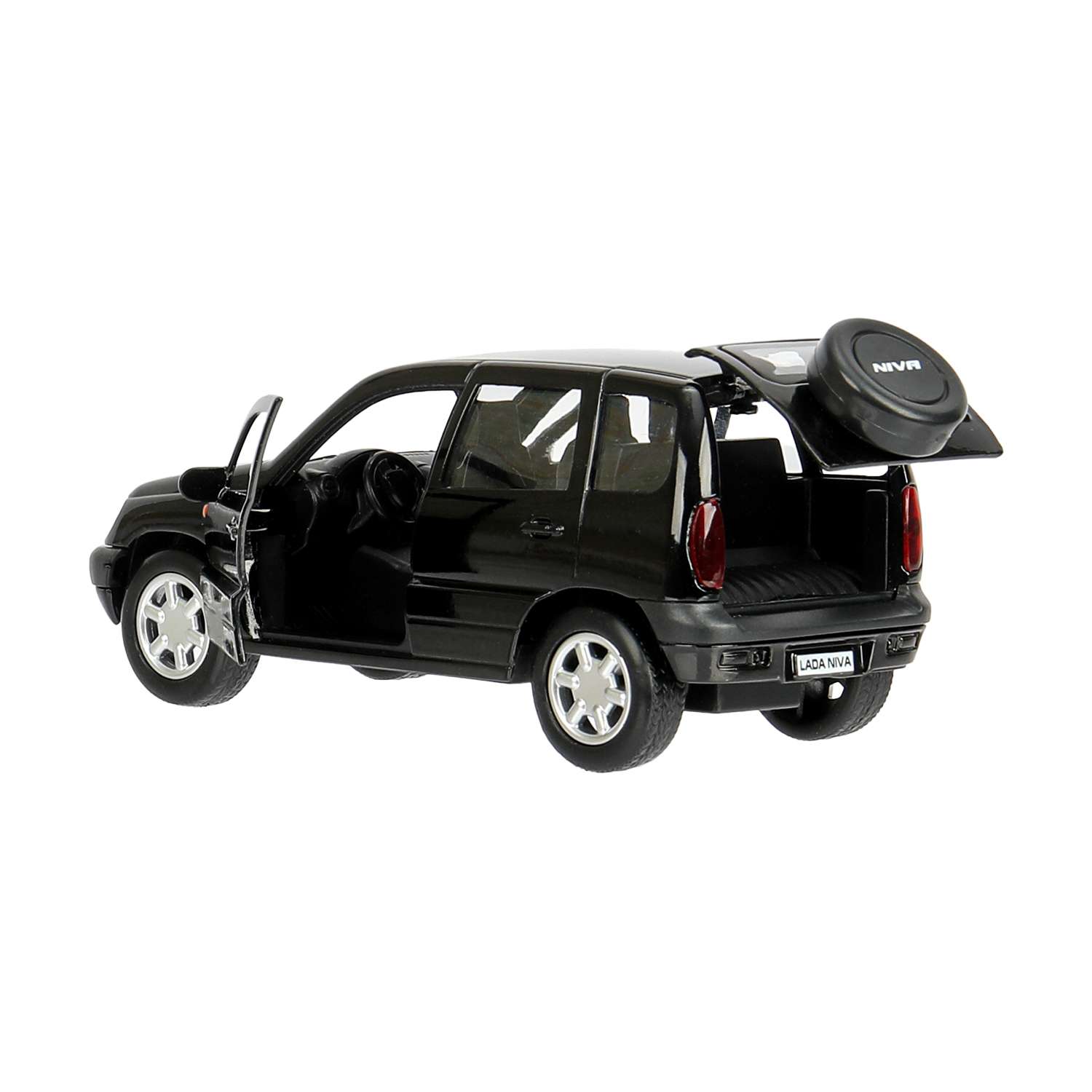 Автомобиль Технопарк LADA Niva черный 392187 - фото 7