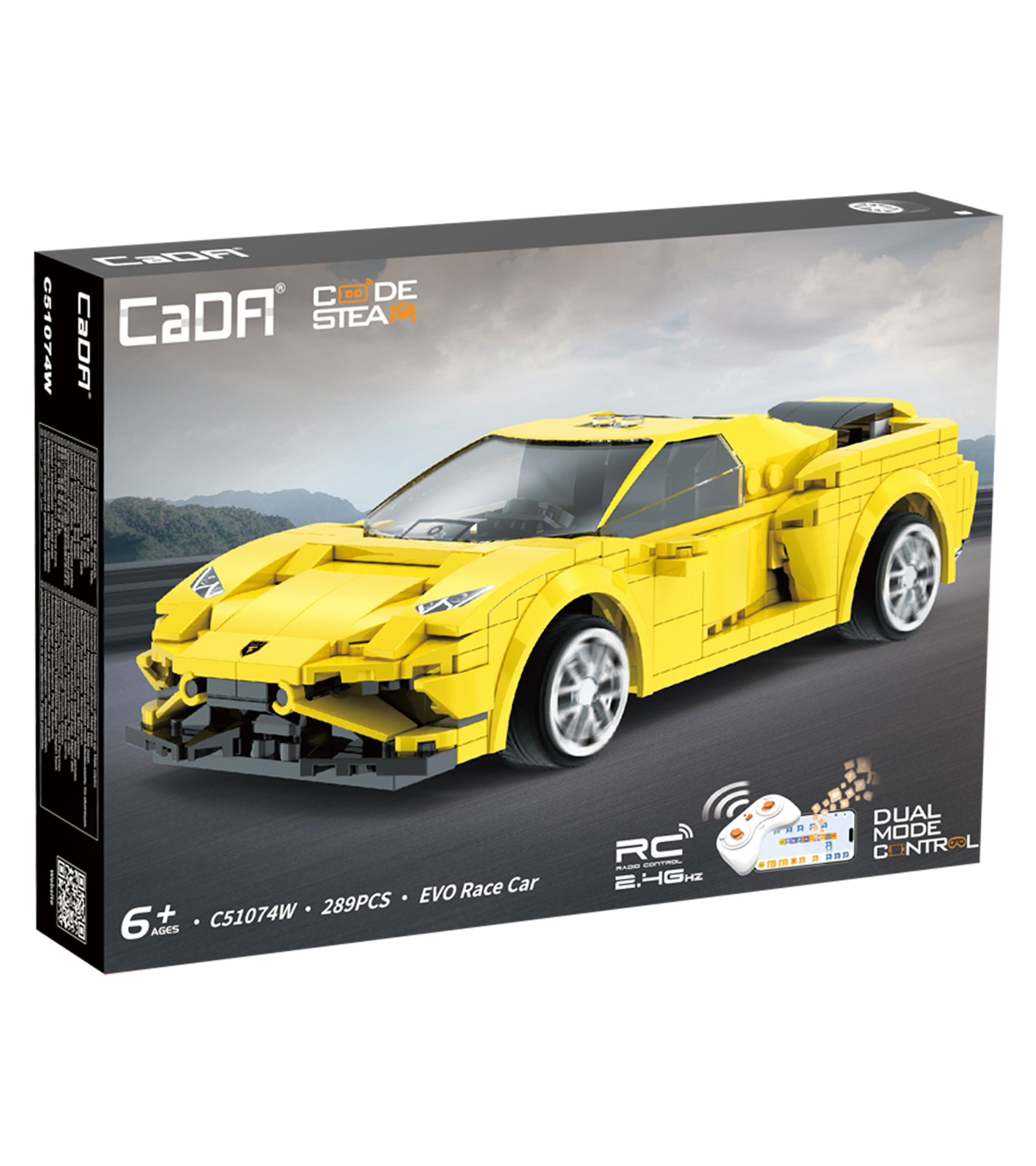 Конструктор CaDa EVO Rase car 289 дет. - фото 4