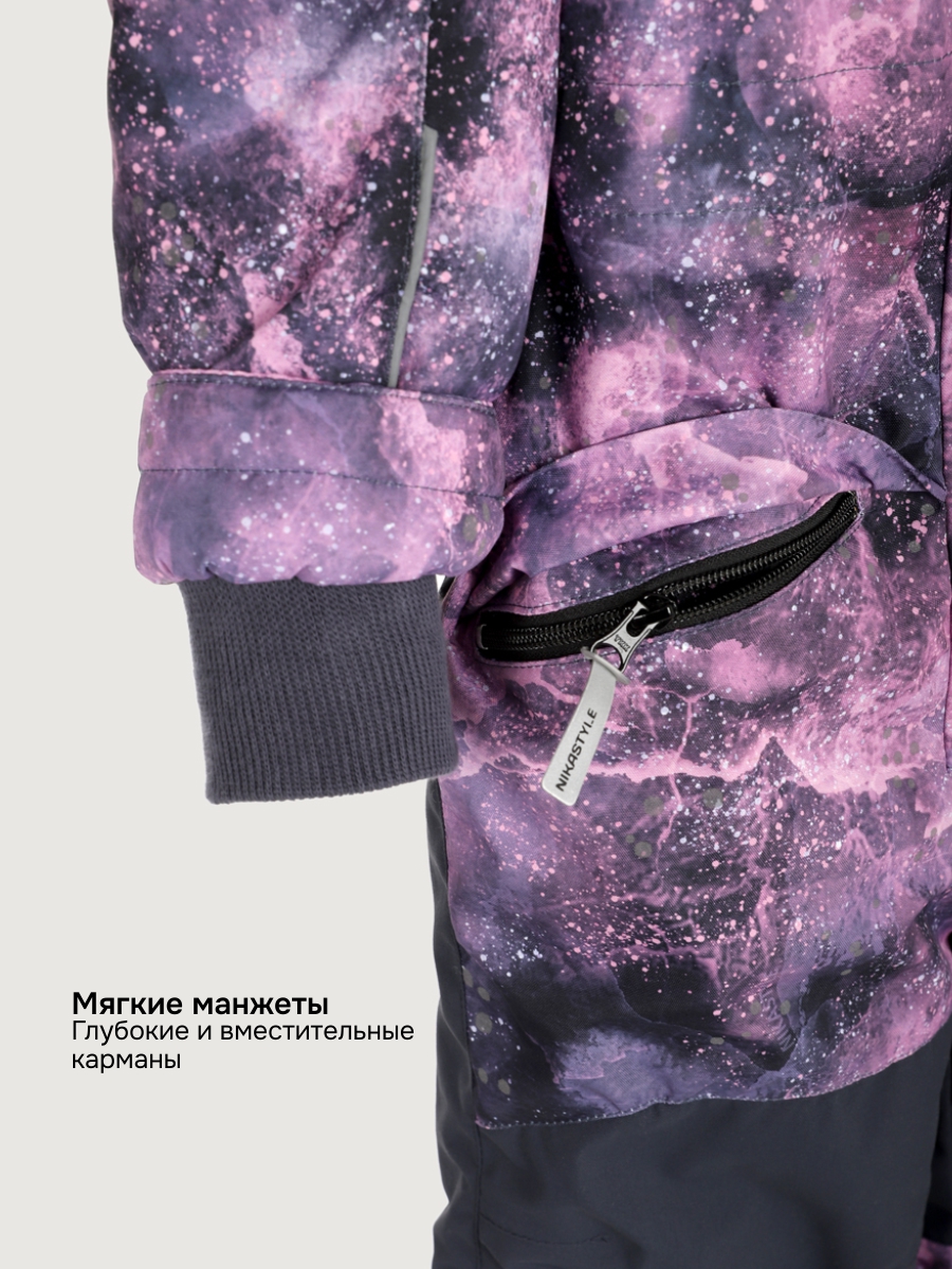 Комбинезон NIKASTYLE 8з3425 сухая роза/графит - фото 11