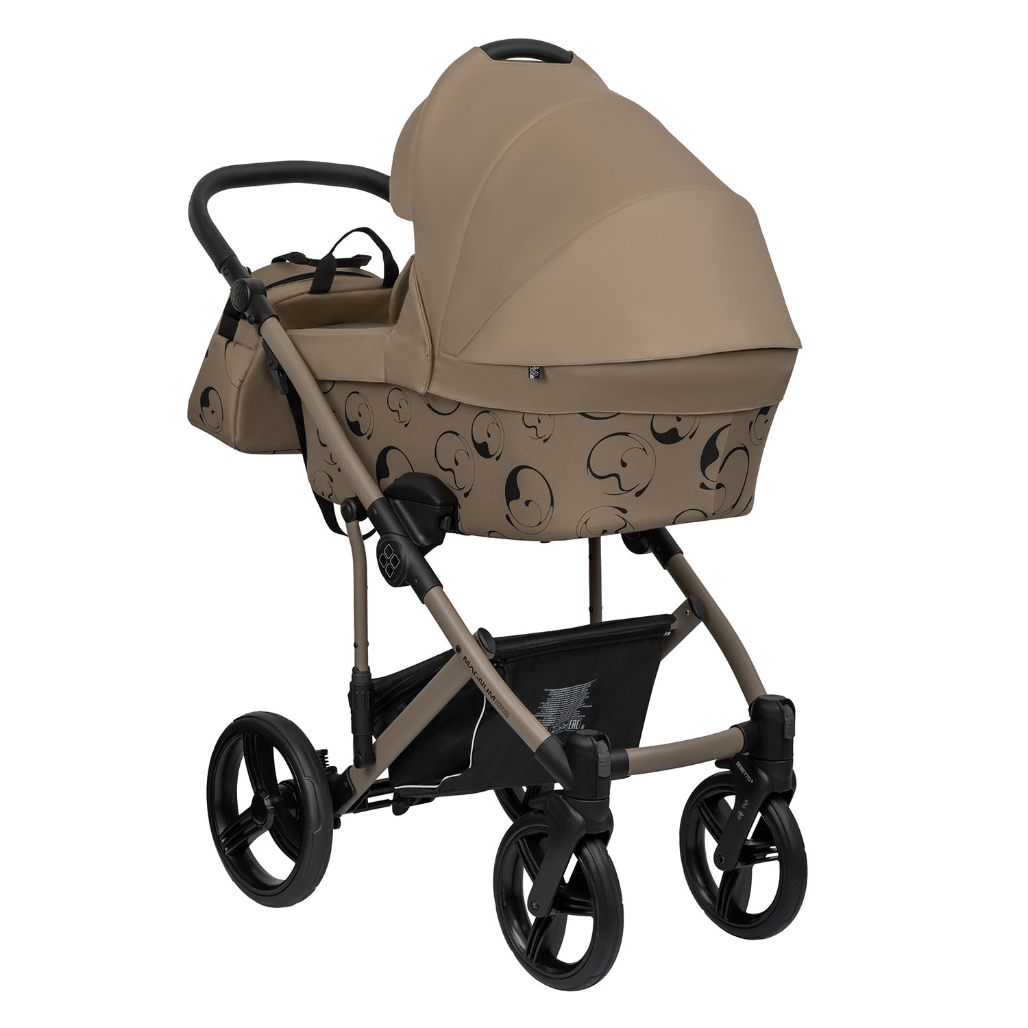 Коляска 2в1 Bebetto Magnum Light SE бежевый - фото 5