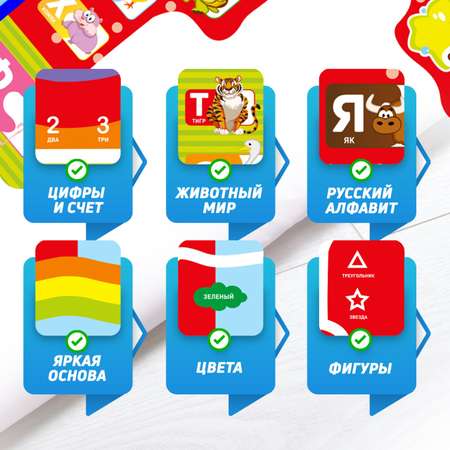 Акварисование PELICAN HAPPY TOYS Русский Алфавит