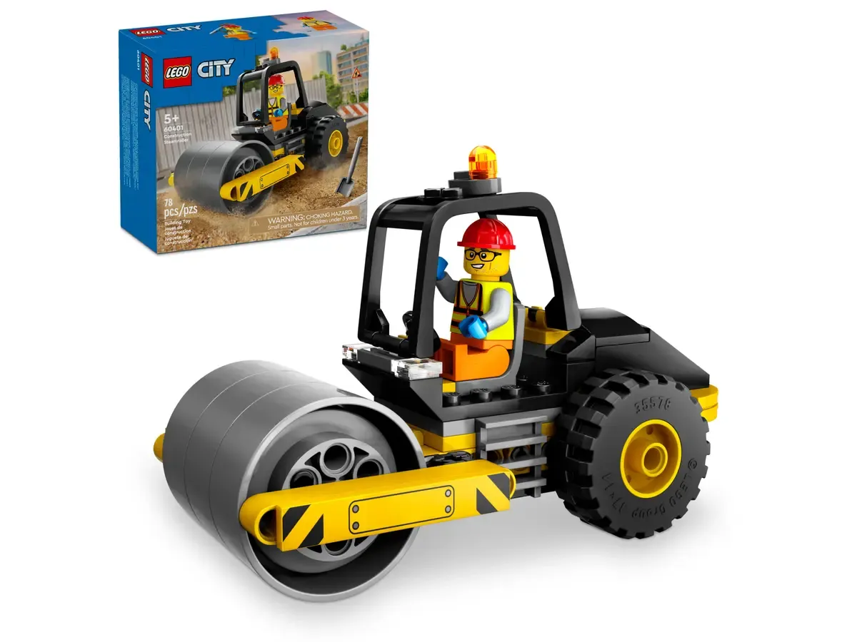 Изображение товара Конструктор LEGO City 60401 Строительный каток с минифигуркой и приложением
