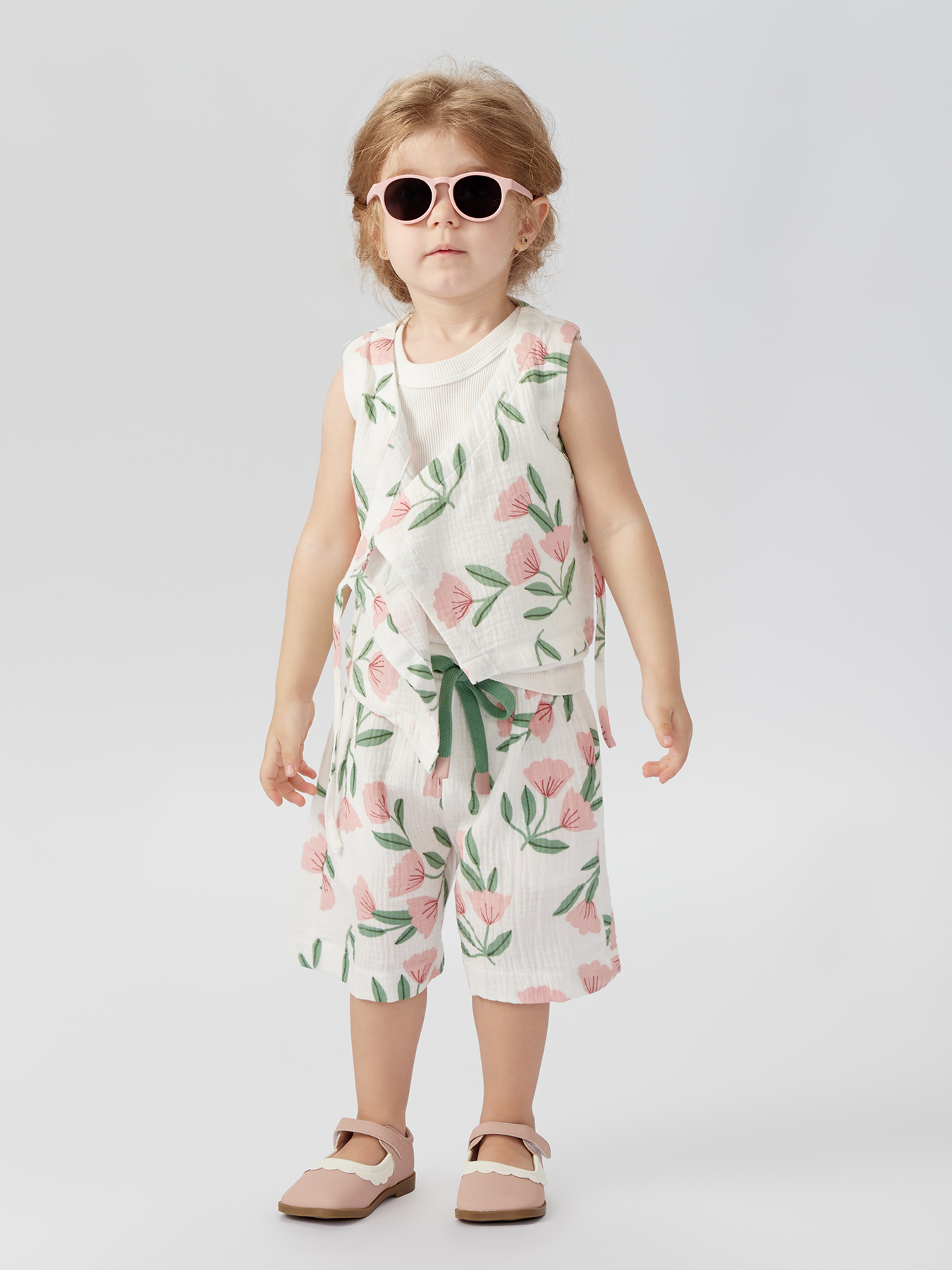 Халат Happy Baby 88194_pink flower - фото 15