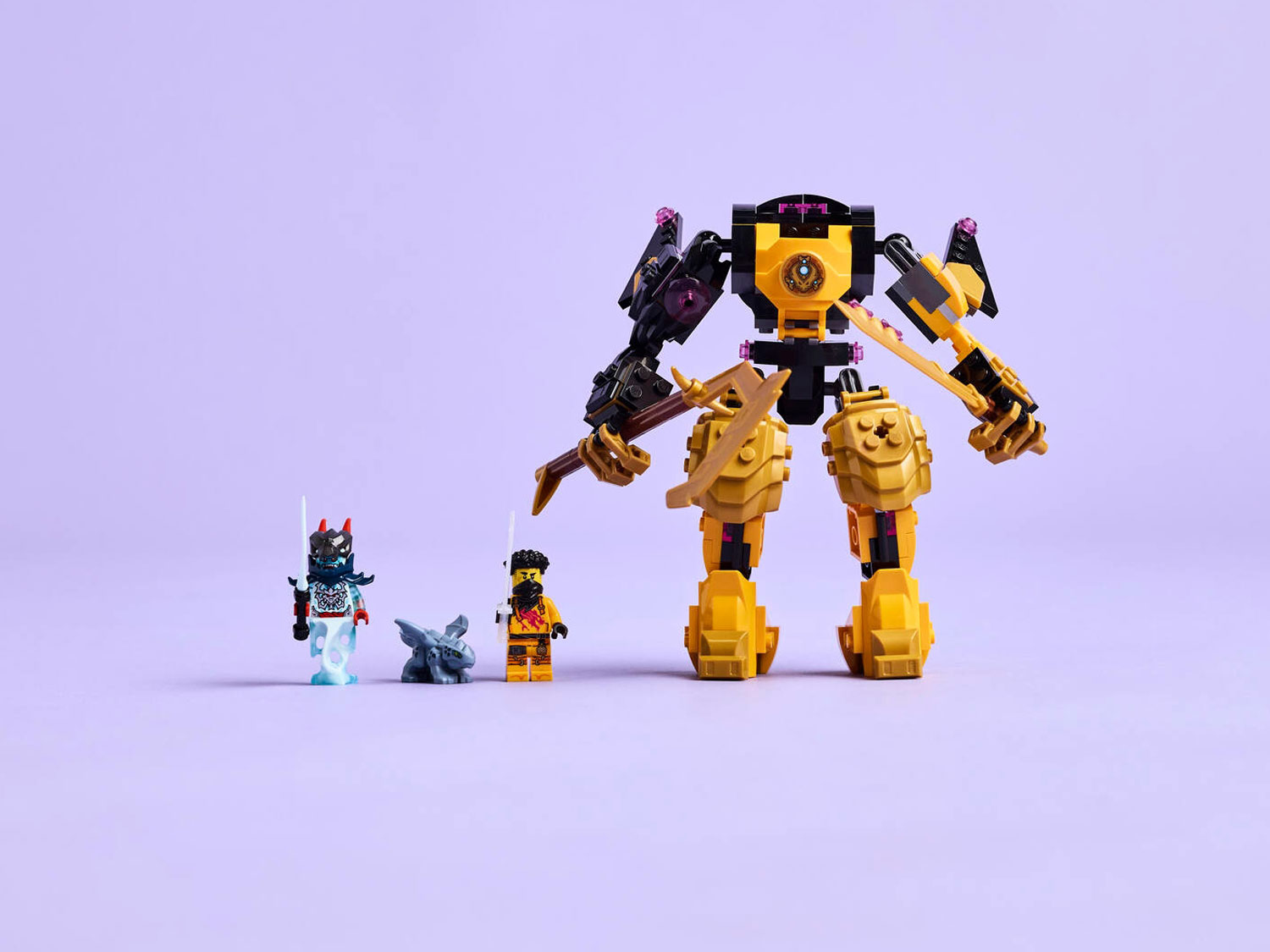 Конструктор LEGO NINJAGO Боевой робот 71839 213 дет. - фото 7