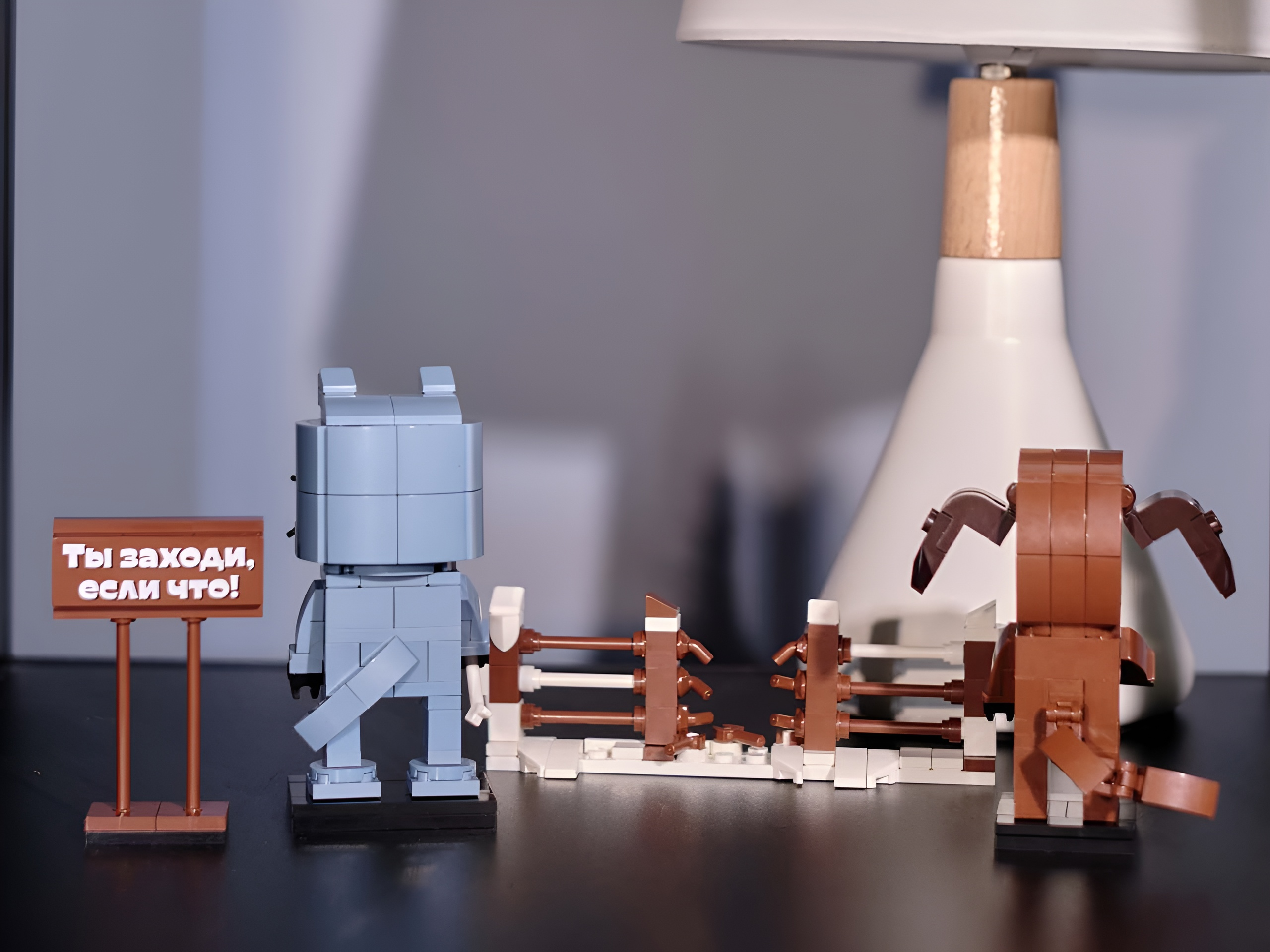 Конструктор brick labs Конструктор Волк и Пес 303 дет. - фото 8