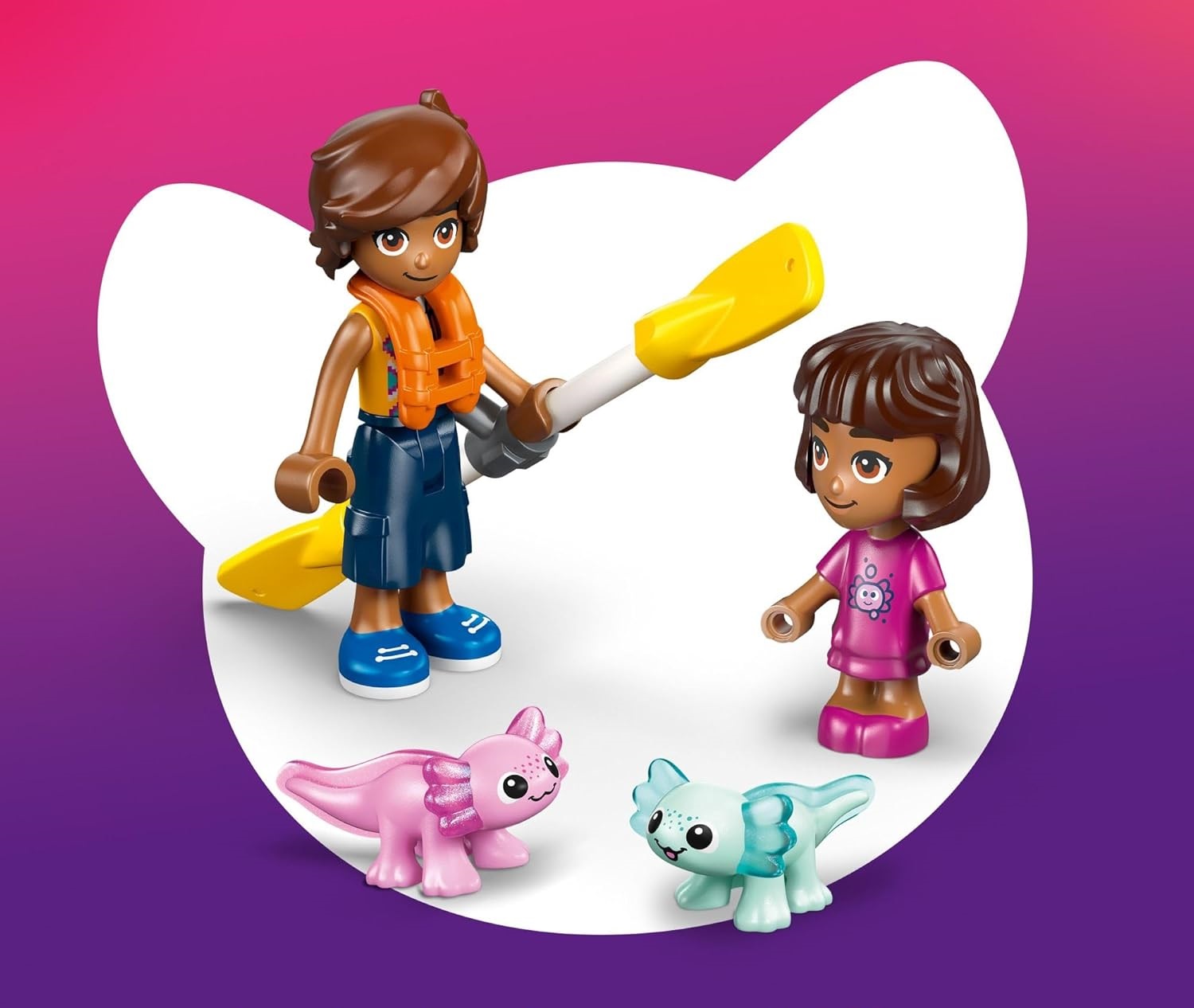 Конструктор LEGO Friends Приключения на лодке Аксолотль 95 дет. - фото 4