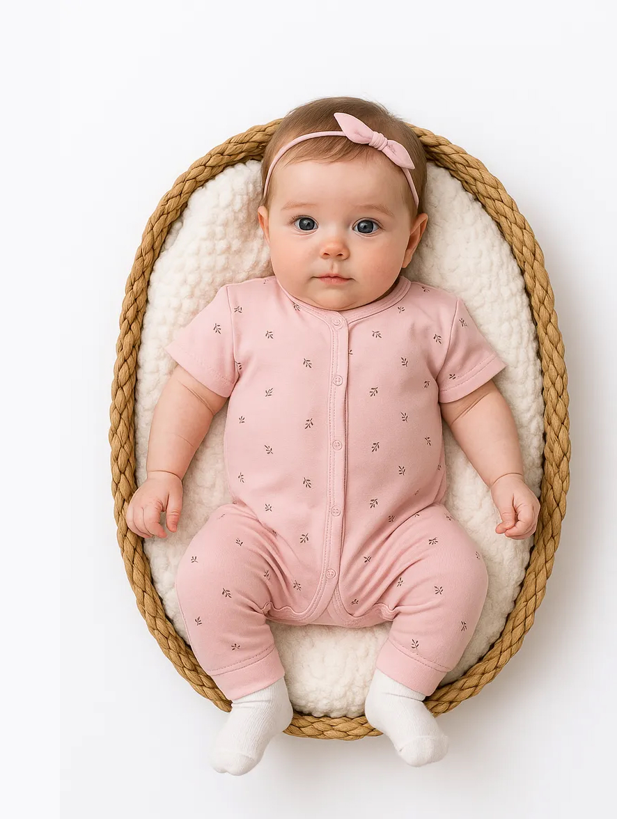 Изображение товара Комбинезон для новорожденных Эскимо 68 см мягкий гипоаллергенный трикотаж