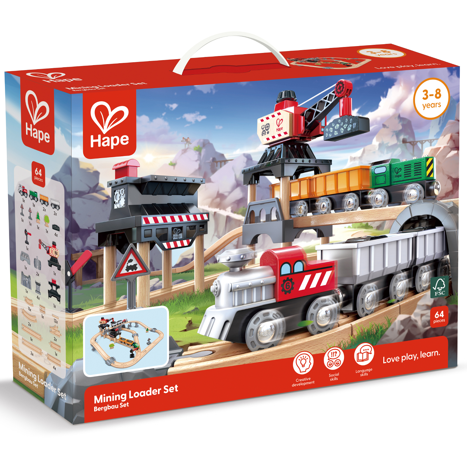 Набор железнодорожный Hape E3756_HP - фото 14