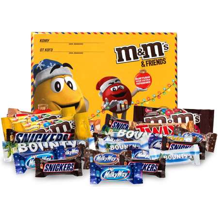 Набор подарочный M&MS Friends Big Envelop 679г