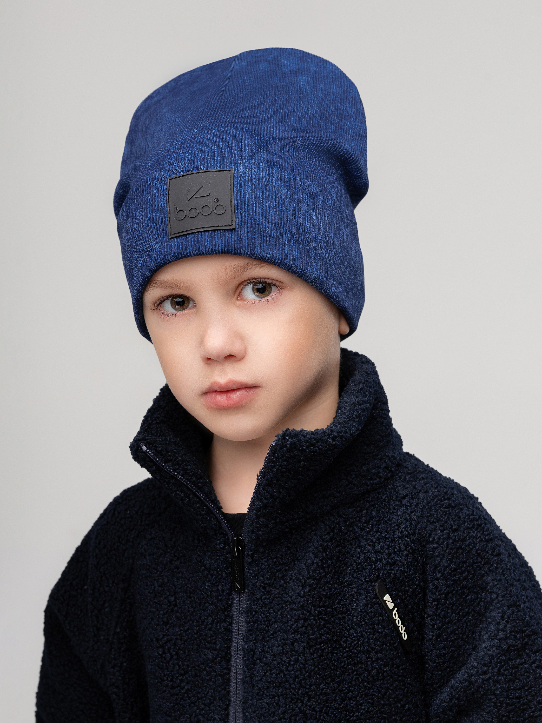 Шапка Bodo 10-417MU_сине-голубой - фото 2