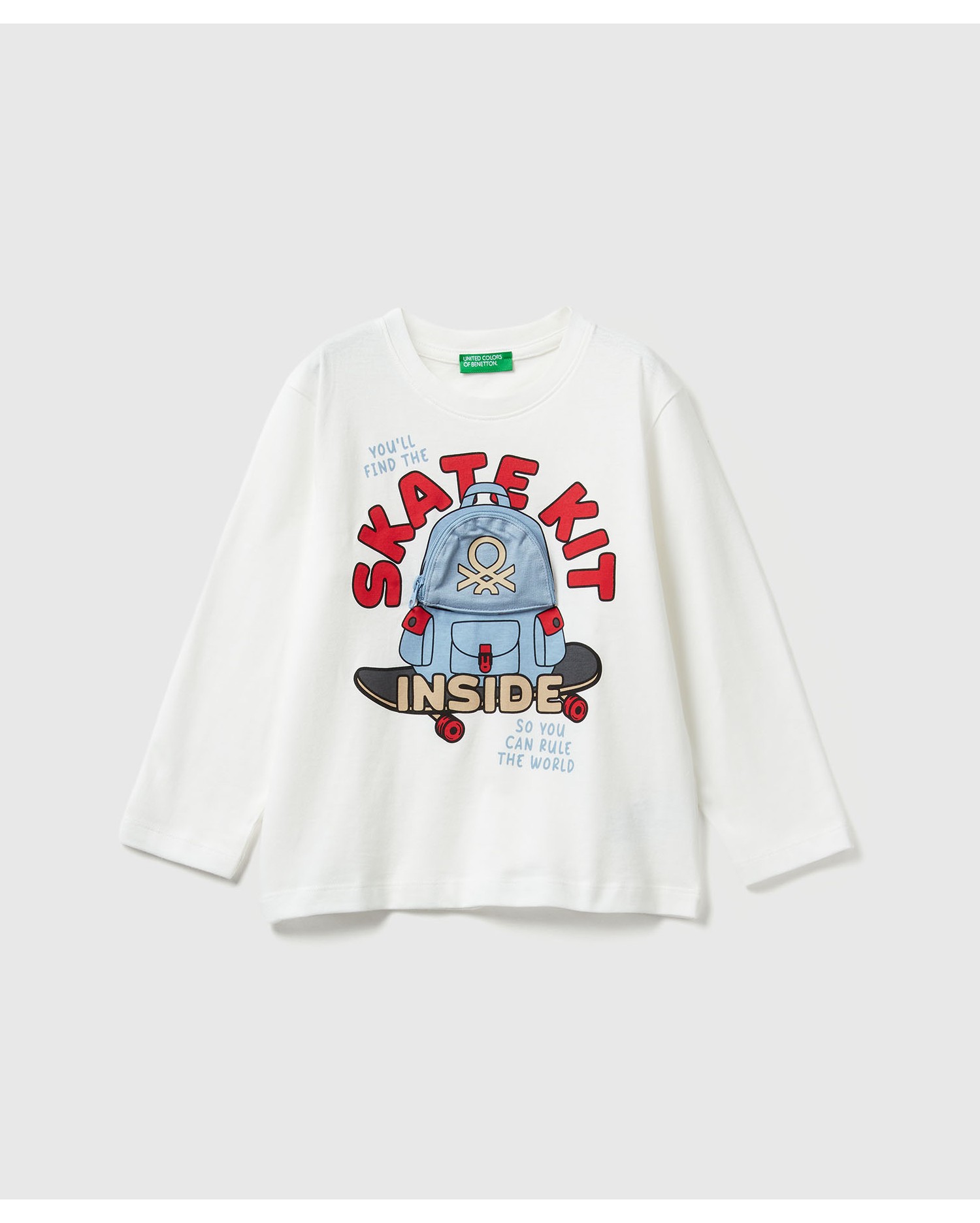 Лонгслив United Colors of Benetton 25A_3I1XG10KQ_074 - фото 1