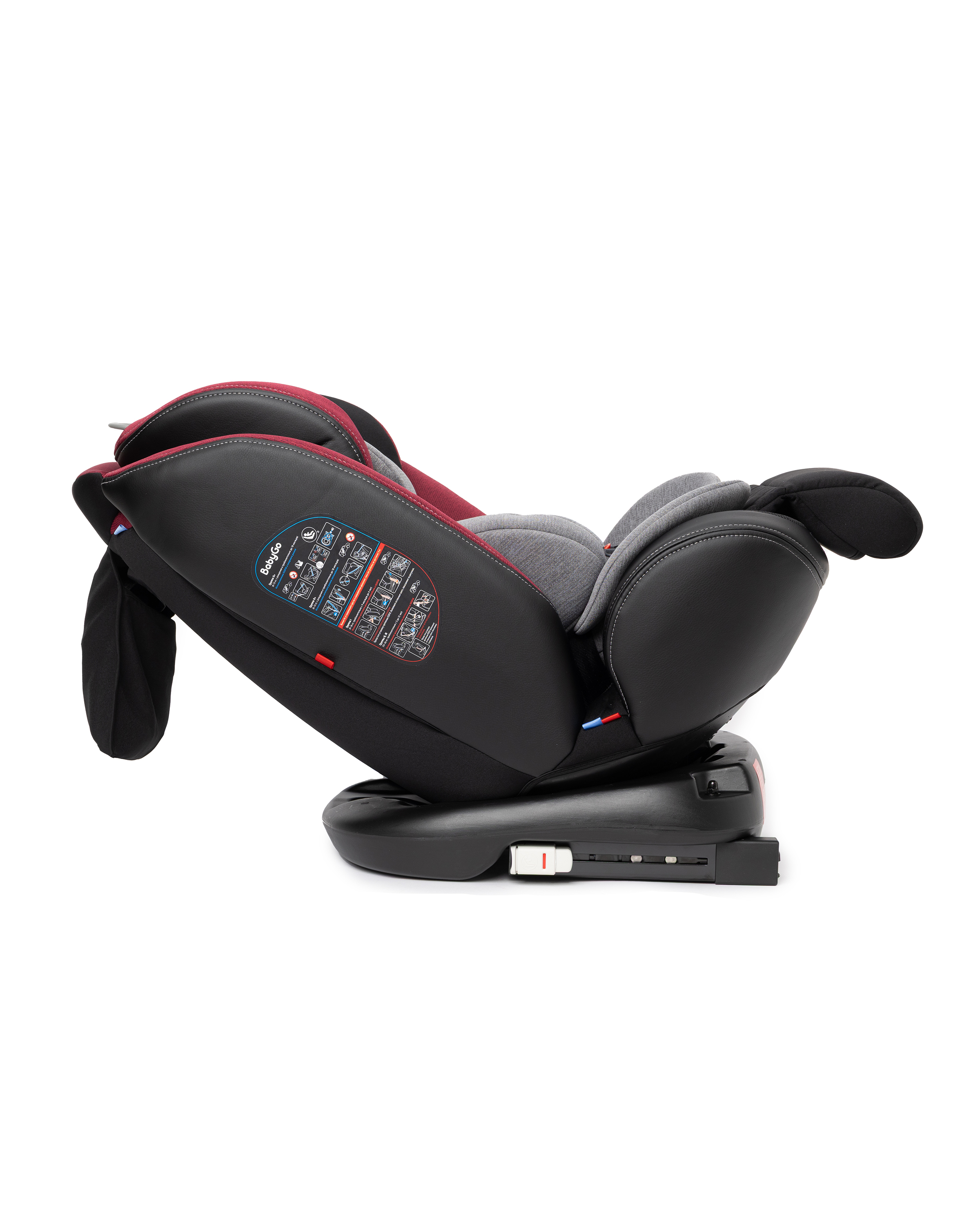 Автокресло BabyGo Multi-Stage New Isofix 0+/1/2/3 (0-36 кг) красный - фото 22