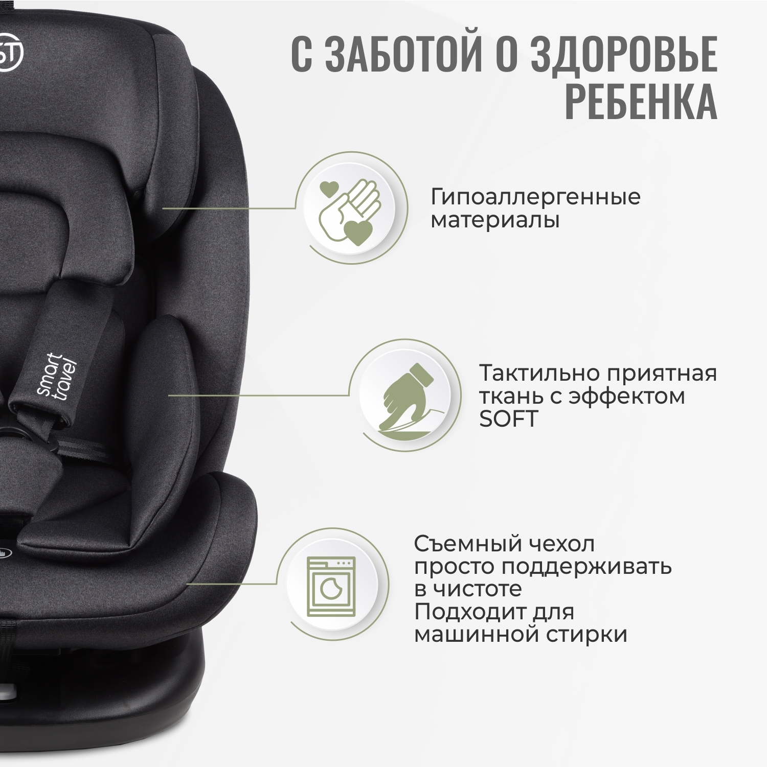 Автокресло SmartTravel Boss Isofix 0+/1/2/3 (0-36 кг) - фото 7