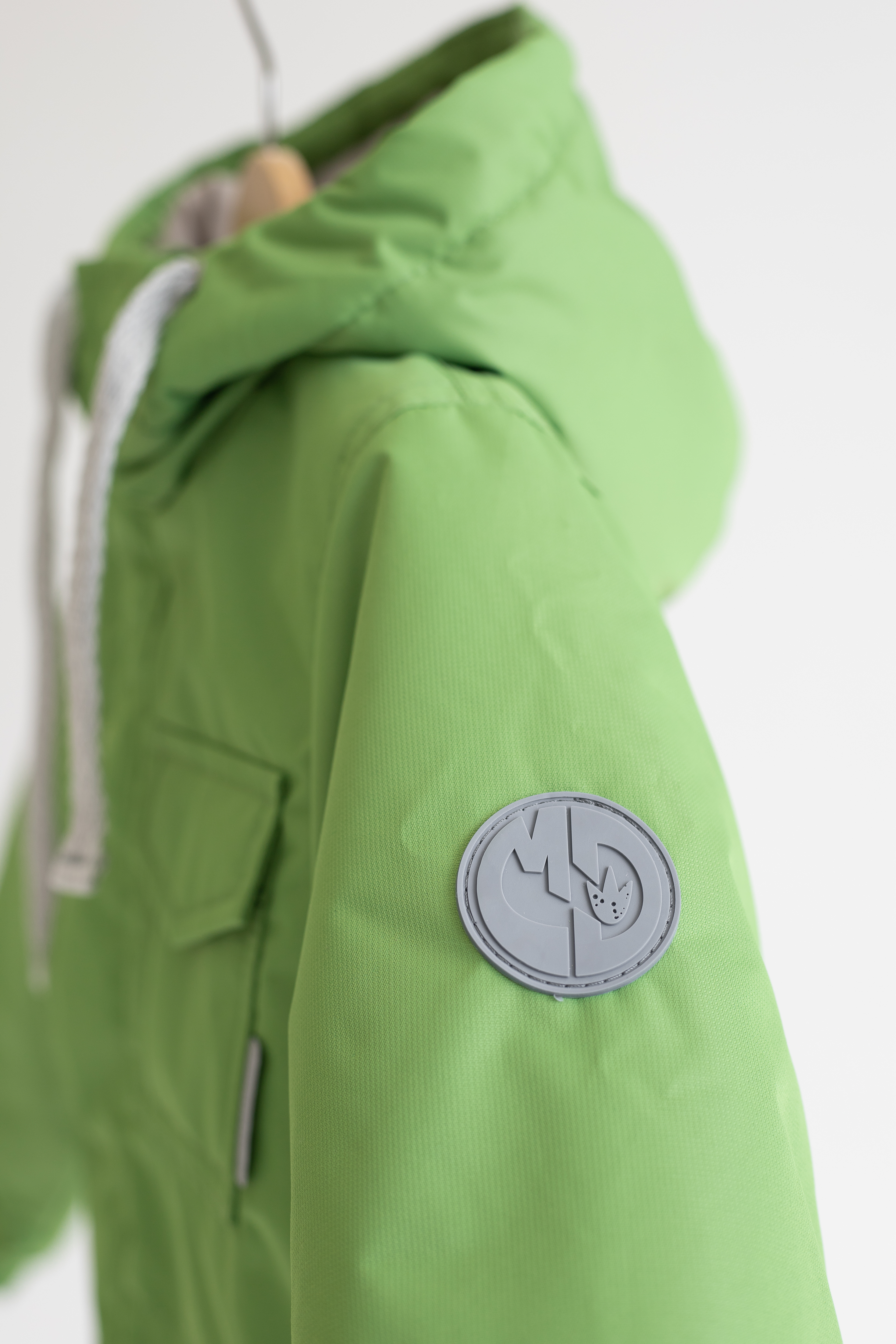 Парка MINIDINO В-К-001Парка демисезонная с 3 карманами трава - фото 5