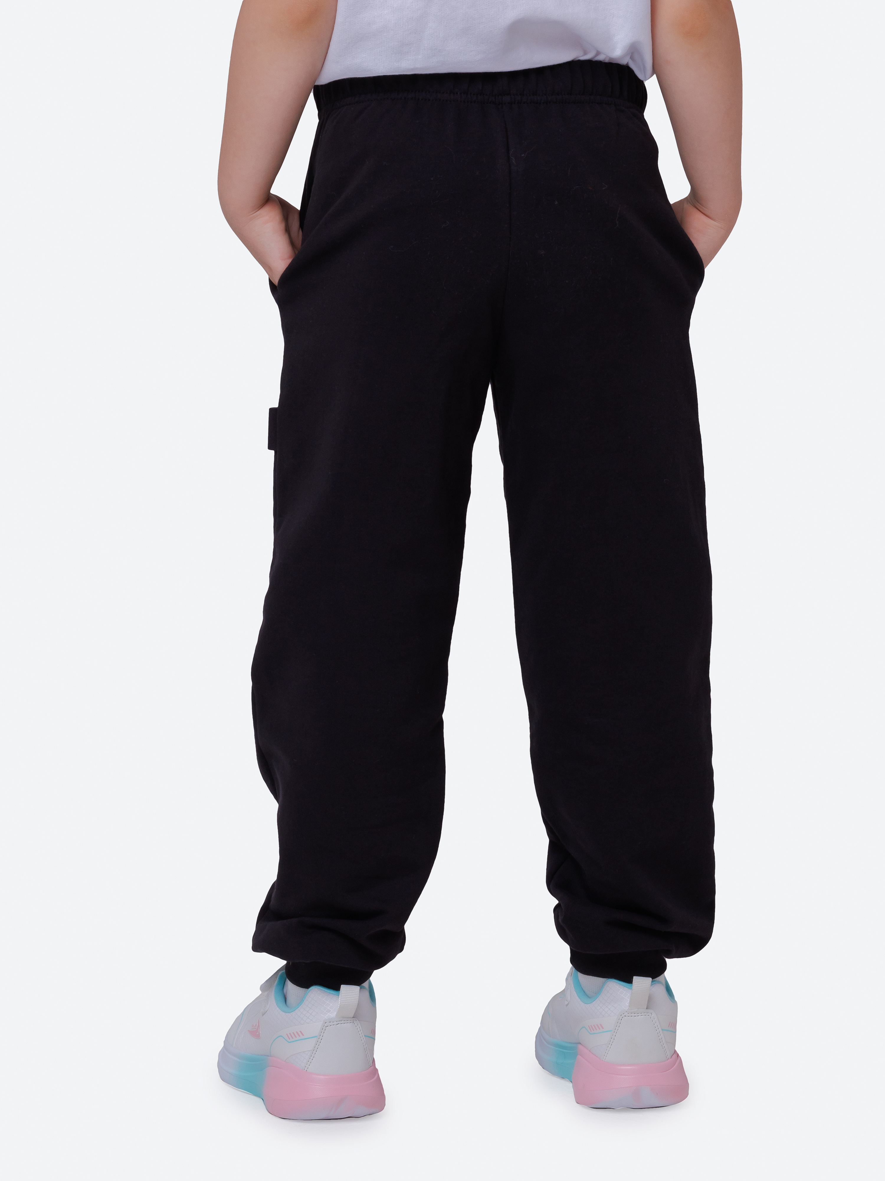 Брюки VEDDI 6041фп-2025-белый/чёрный - фото 4