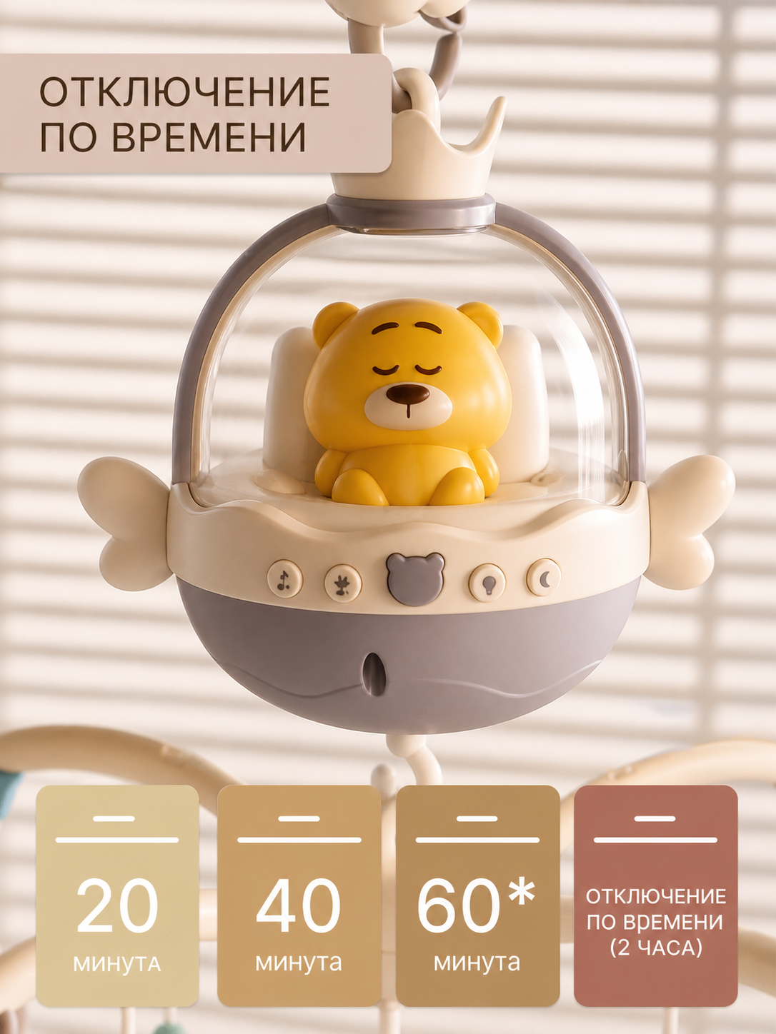 Мобиль MyMoon с проектором - фото 4