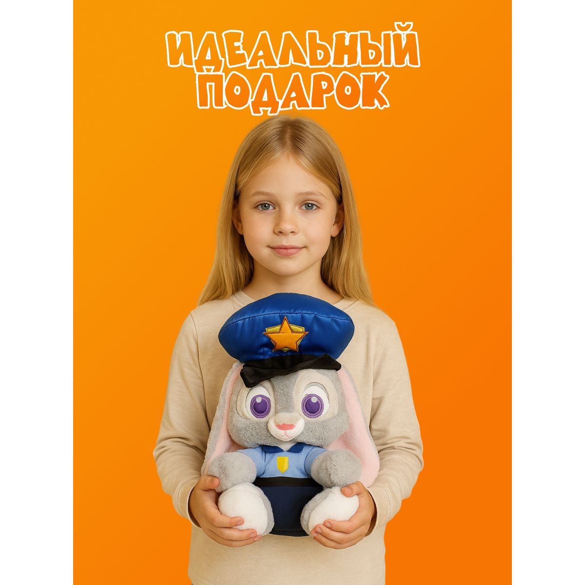 Мягкая игрушка Зверополис Джуди 35 см - фото 6