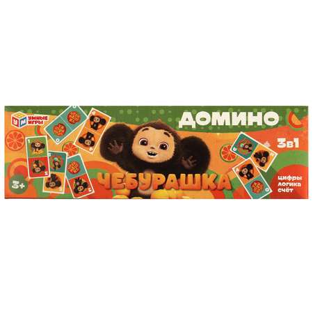Настольная игра Умные игры Домино Чебурашка