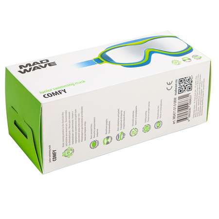 Маска для плавания юниорская Mad Wave Comfy M0471 01 0 08W Голубой
