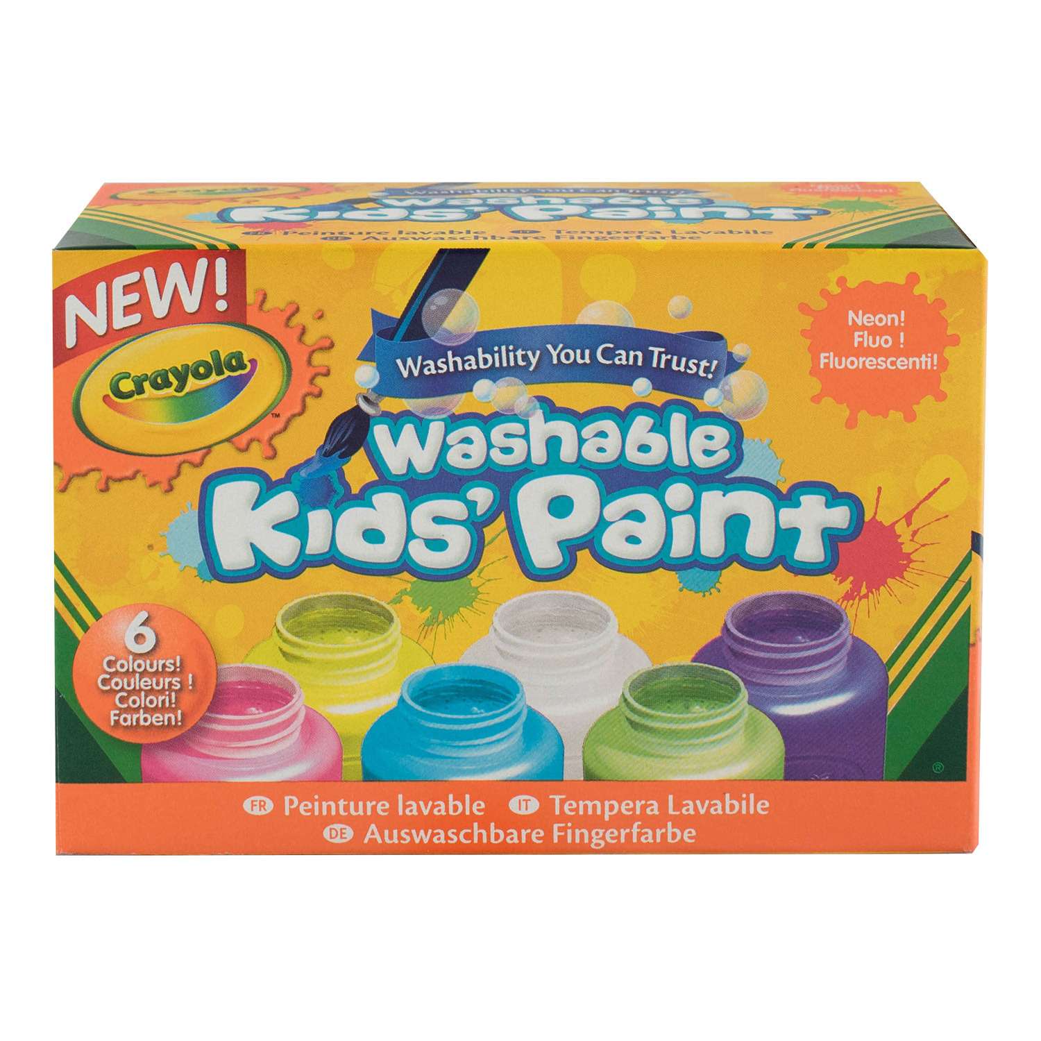 Краски акварель Crayola 6 цв. - фото 1