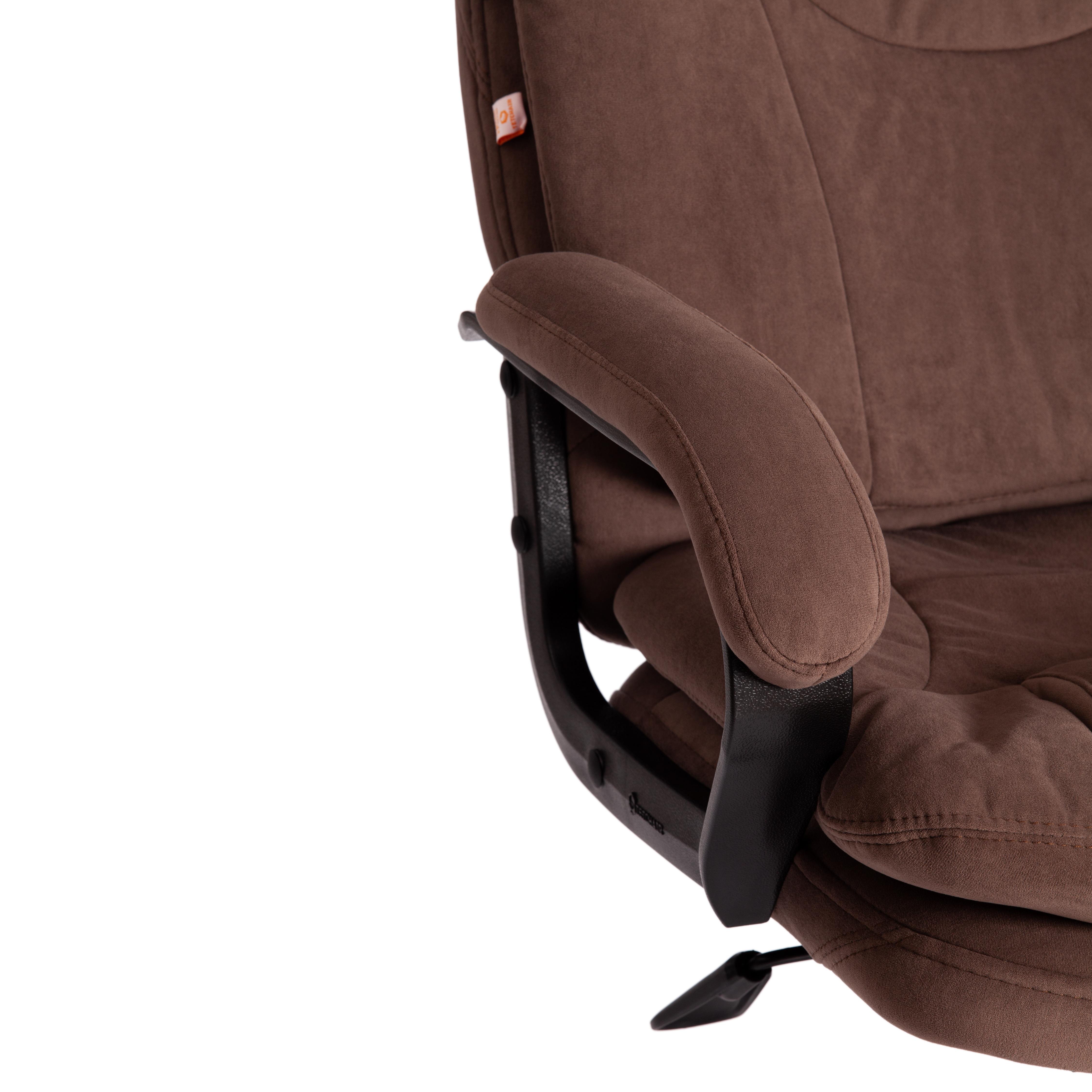 Компьютерное кресло TETCHAIR Комфорт Лт флок коричневый - фото 11