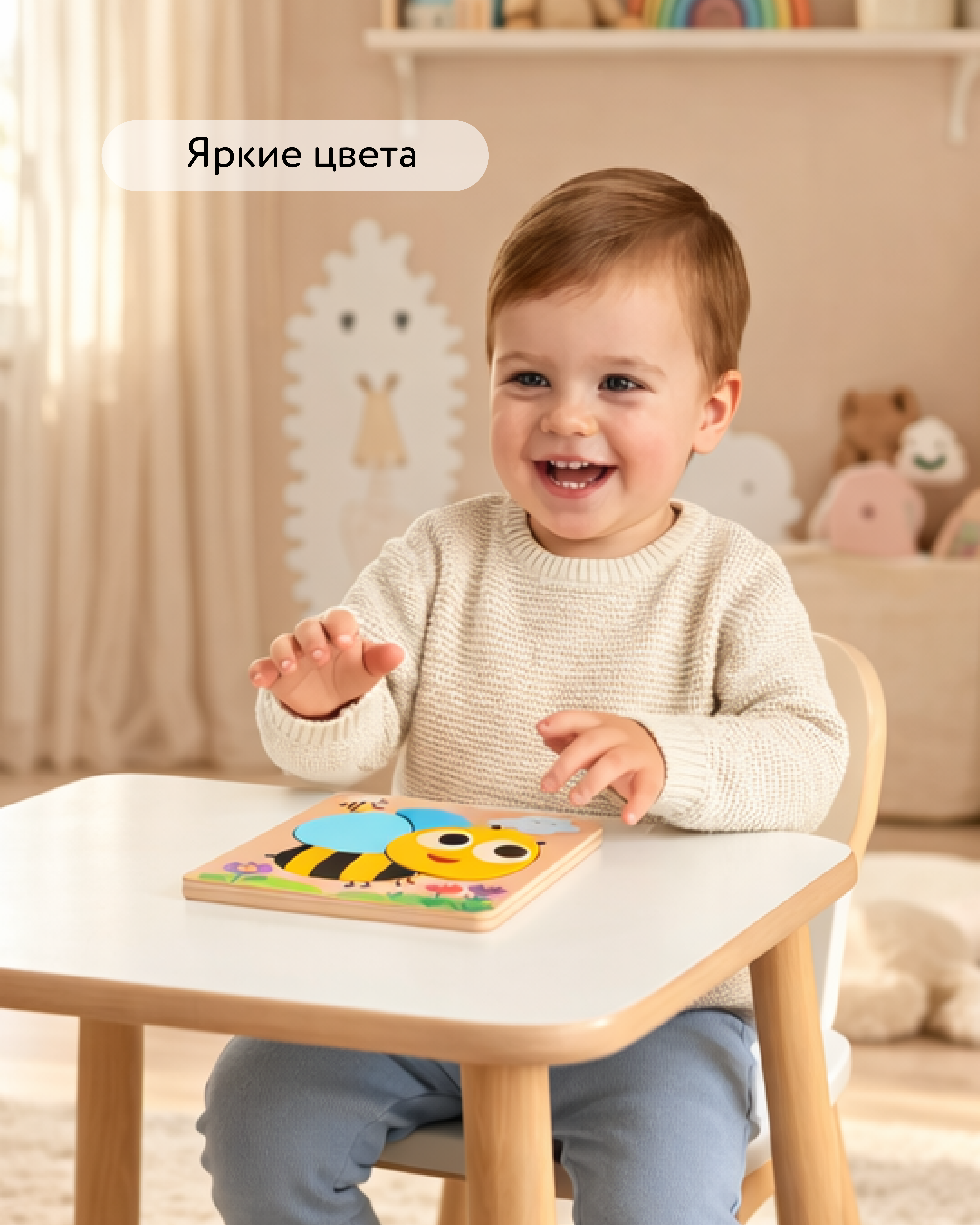 Игрушка BabyGo сортер Пчелка - фото 3