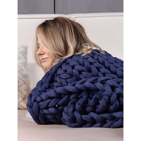 Одеяло Askona Gravity Wicker фиолетовый 130 x 180 см