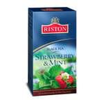 Чай черный Riston Клубника и мята 25 пакетиков